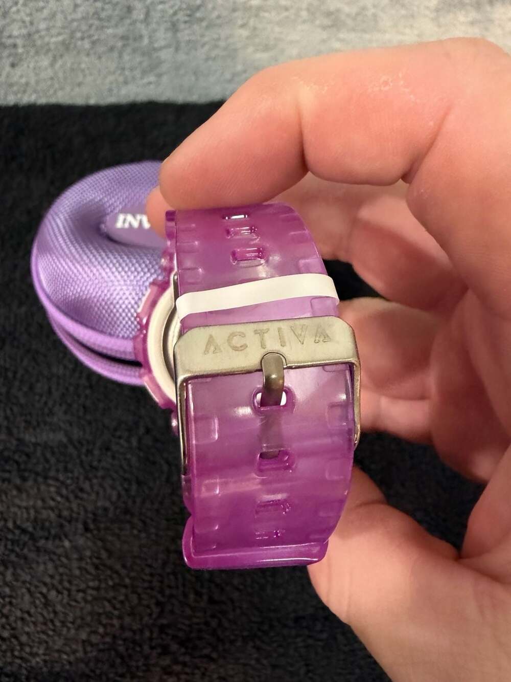 NWT Invicta Activa Digital Sports Watch Purple Transparent Resin - Picture 5 of 8